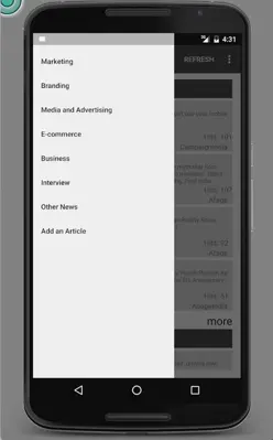 Mark! - Marketing news app android App screenshot 2